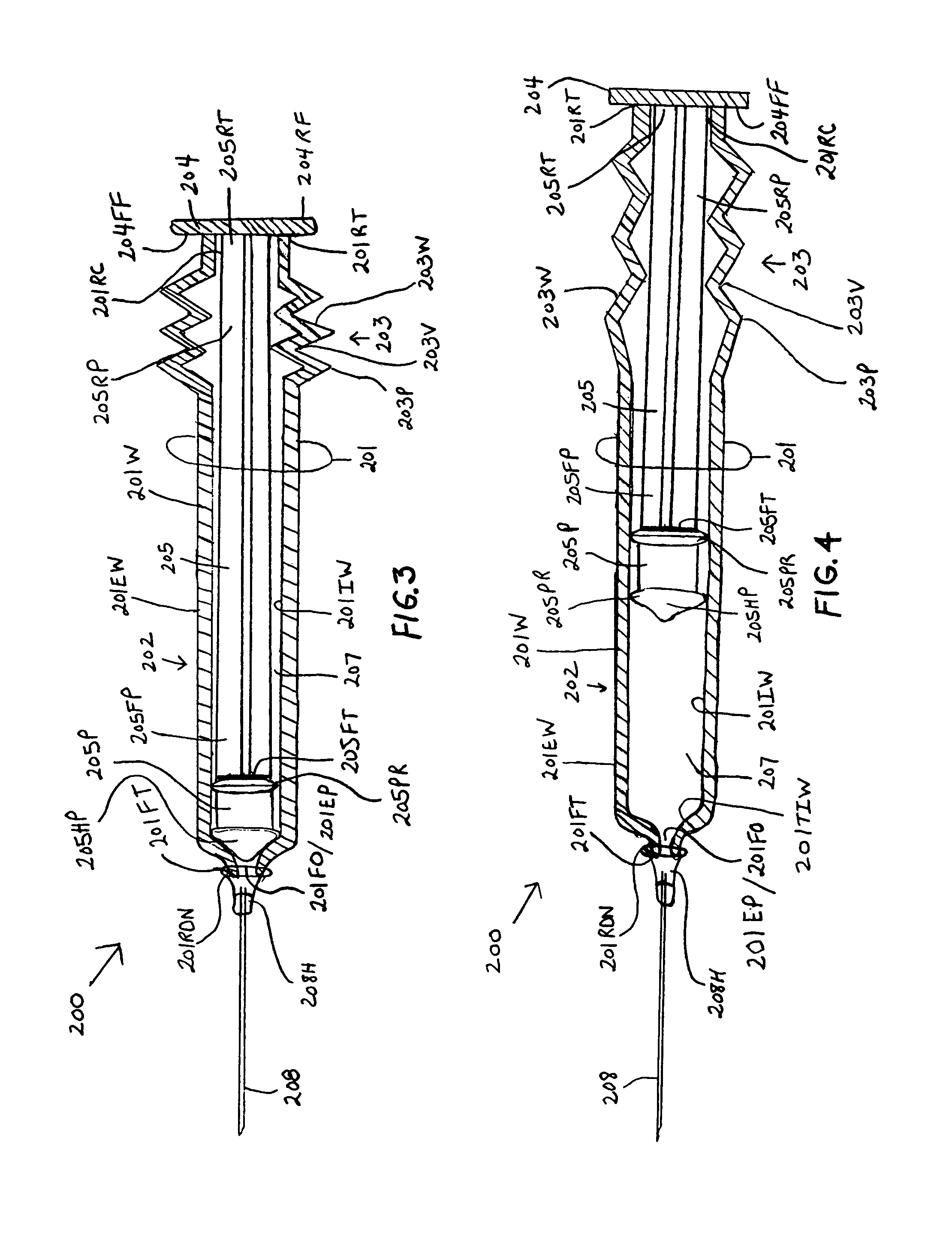 Syringe and method of using