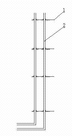 Slideable annular tray bracket mounting structure of large-diameter stand pipe