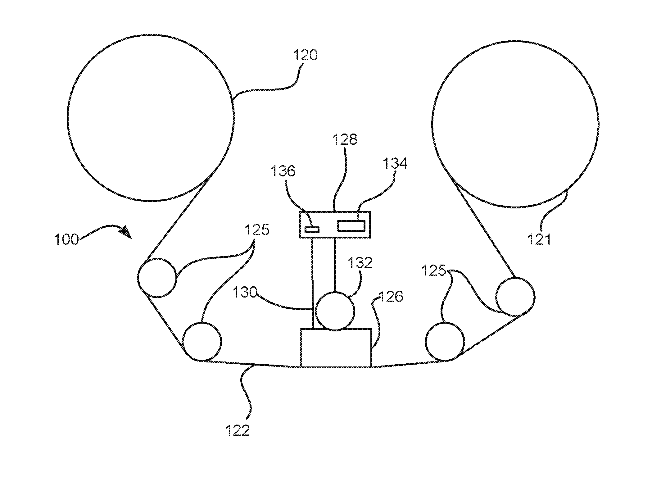 Determining estimated position information of a magnetic recording tape using media thickness estimation