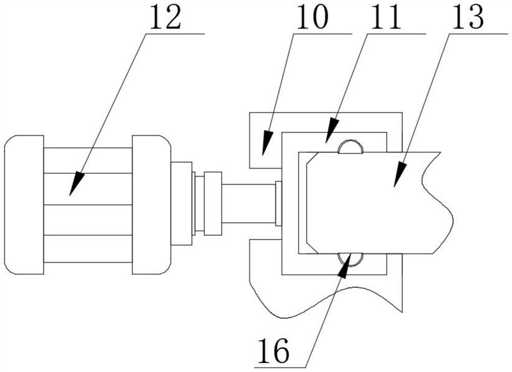 Dewatering device for doubling thread processing