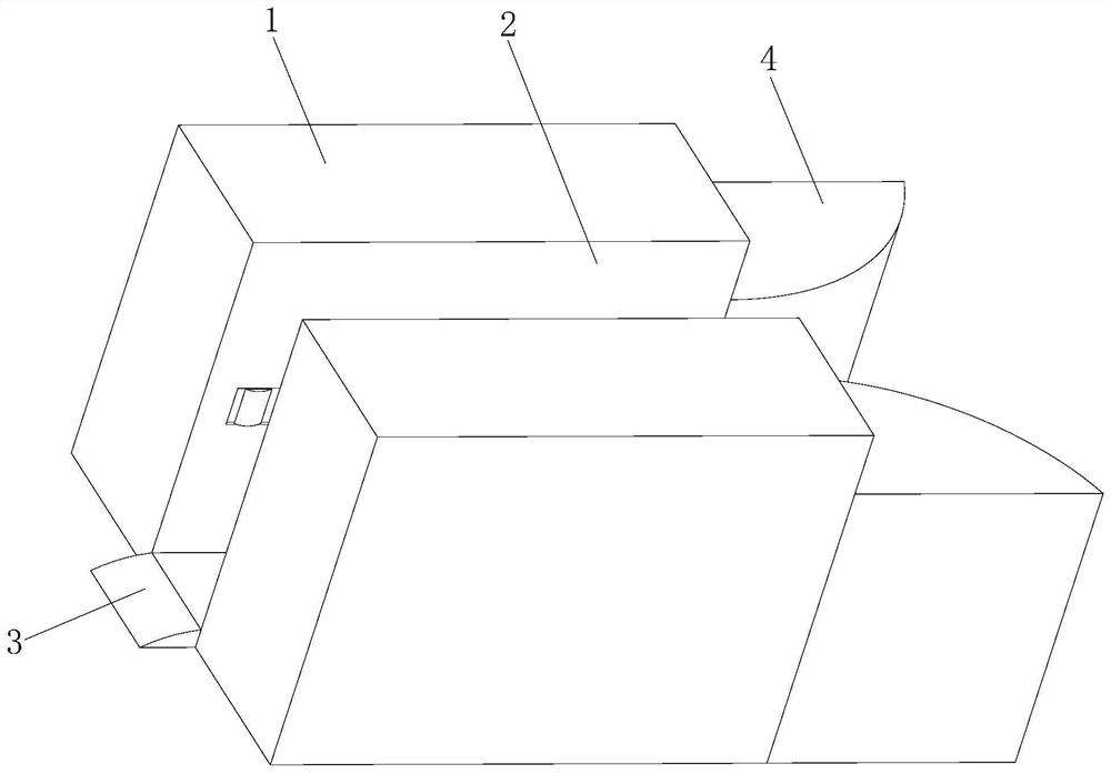 Positioning device for interior of automobile