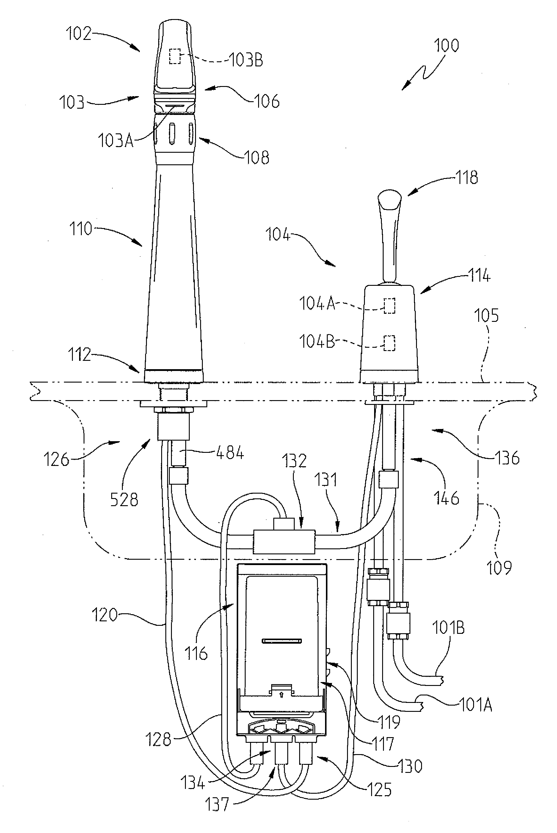 Multi-mode hands free automatic faucet