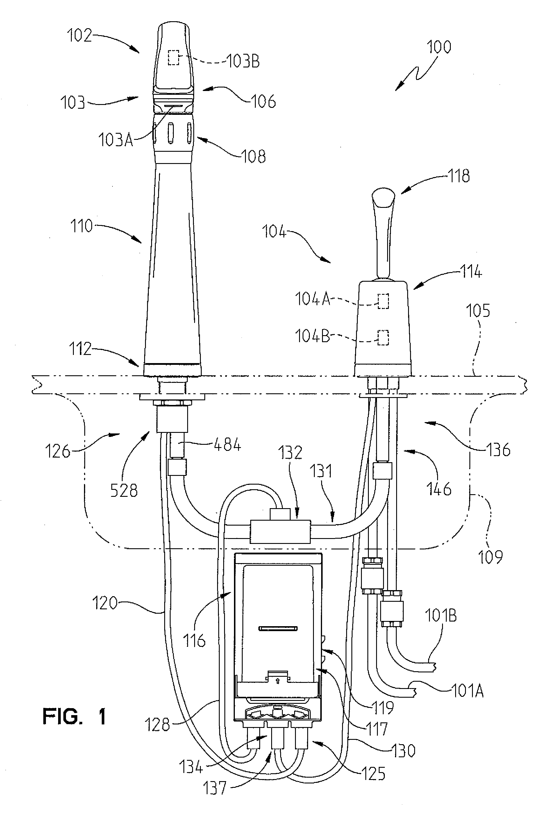 Multi-mode hands free automatic faucet