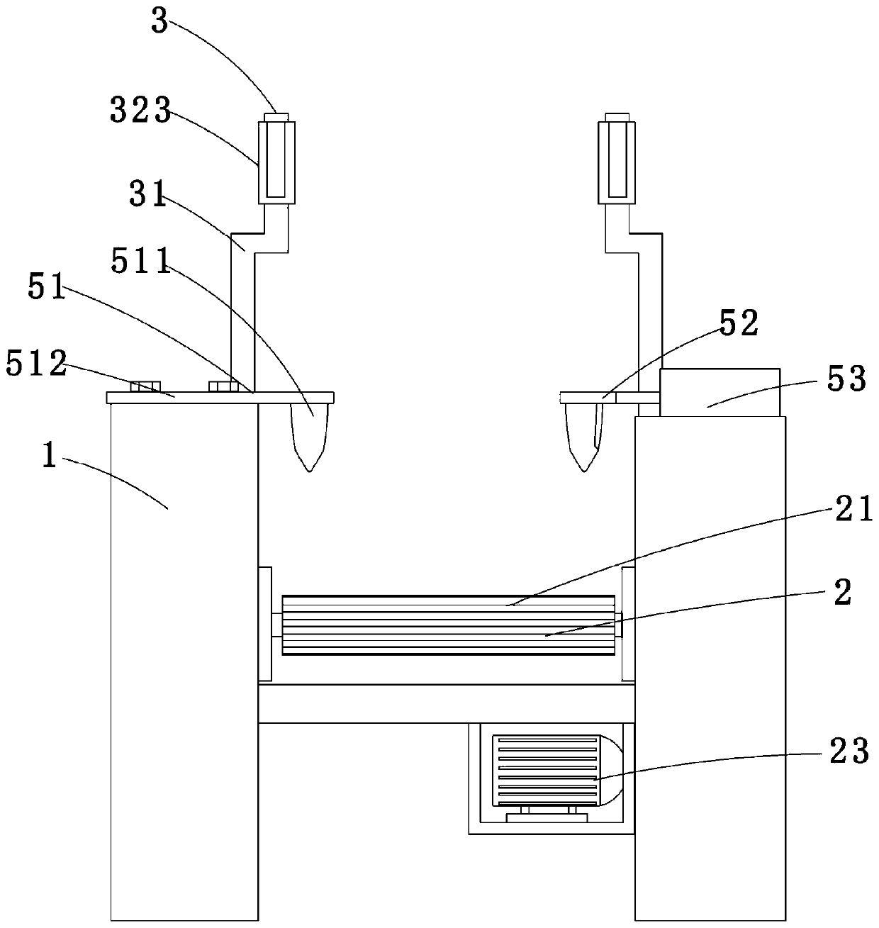 Detection equipment for tire renovation