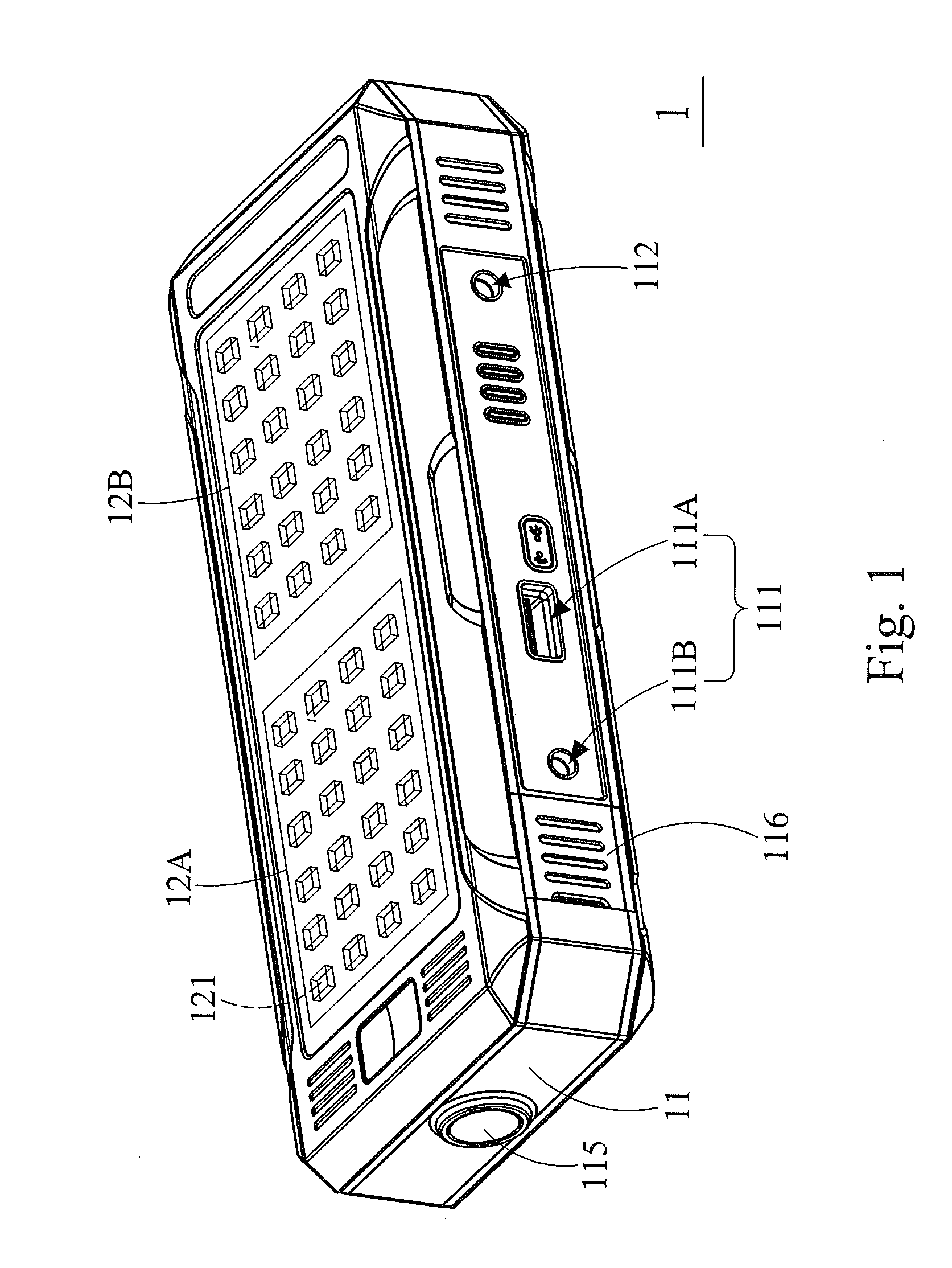 Car Jump Starter Having Warning LED Panel