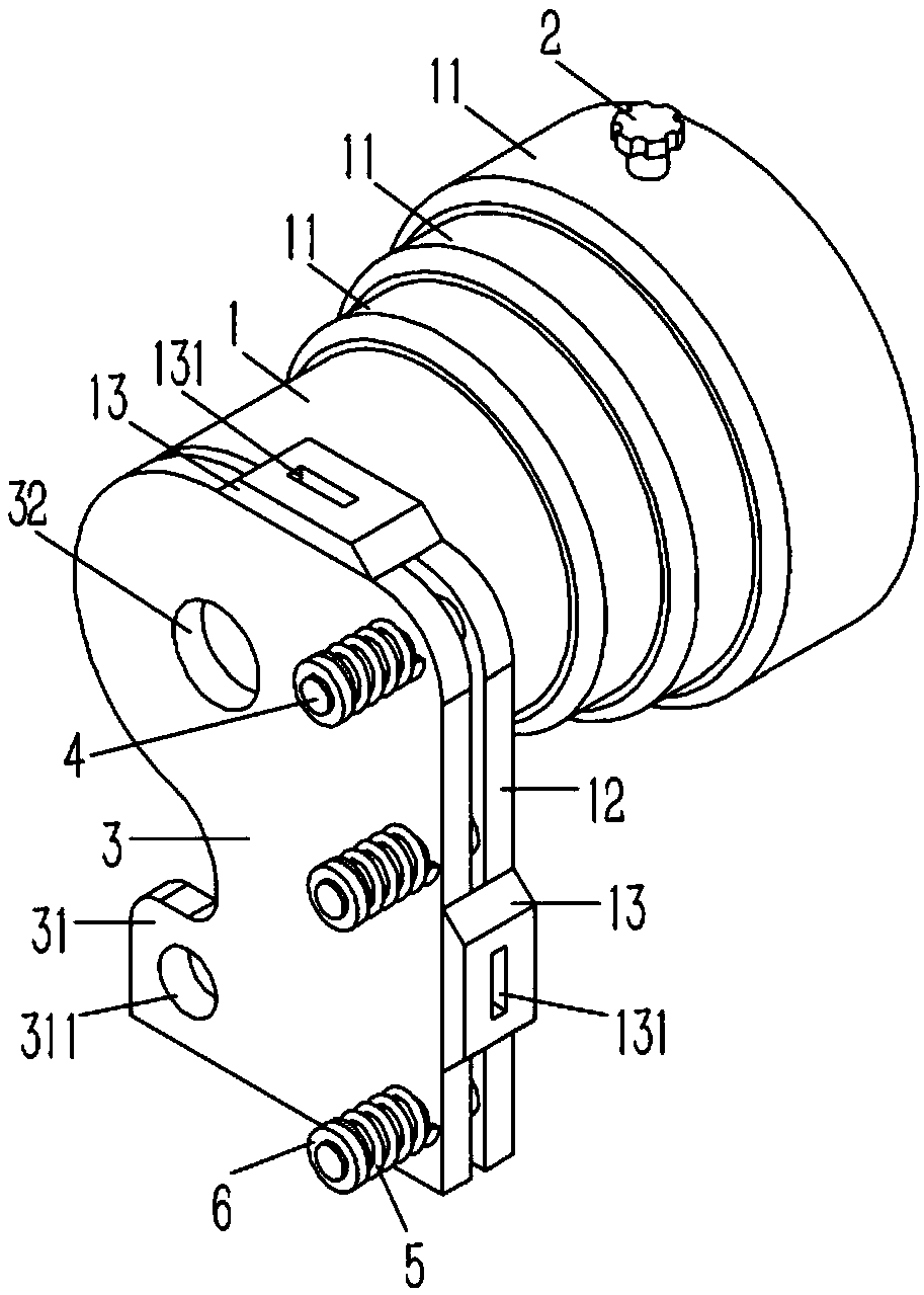 Mobile phone photographic fixing bracket provided with telescope eyepiece