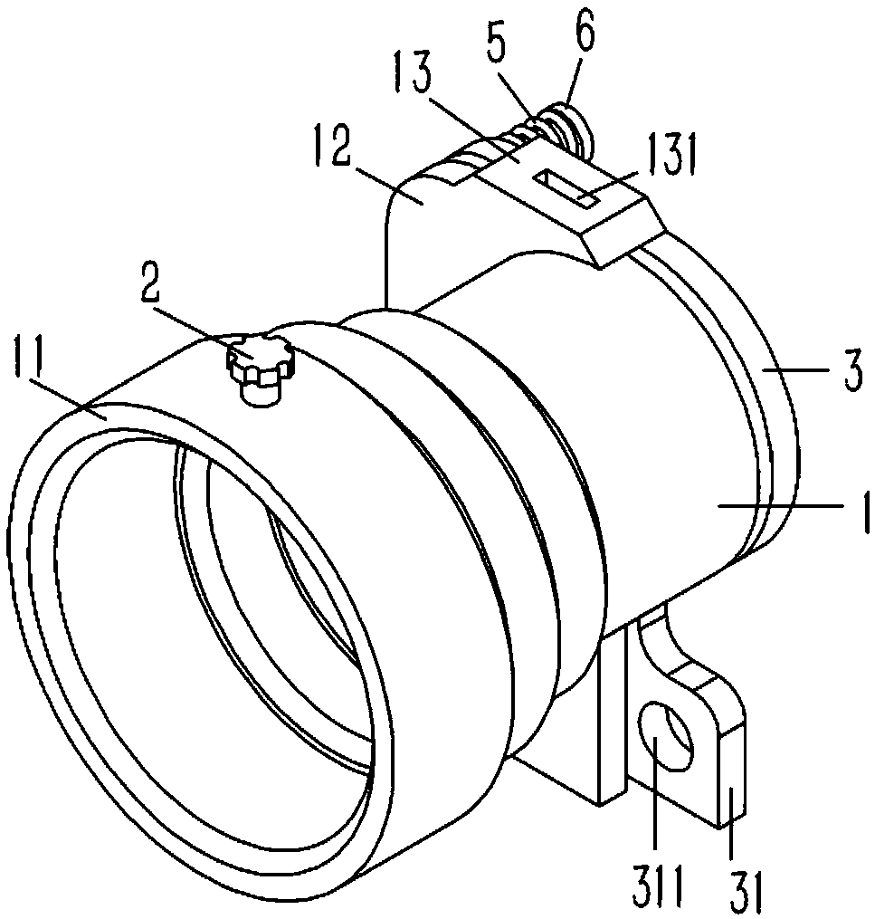 Mobile phone photographic fixing bracket provided with telescope eyepiece