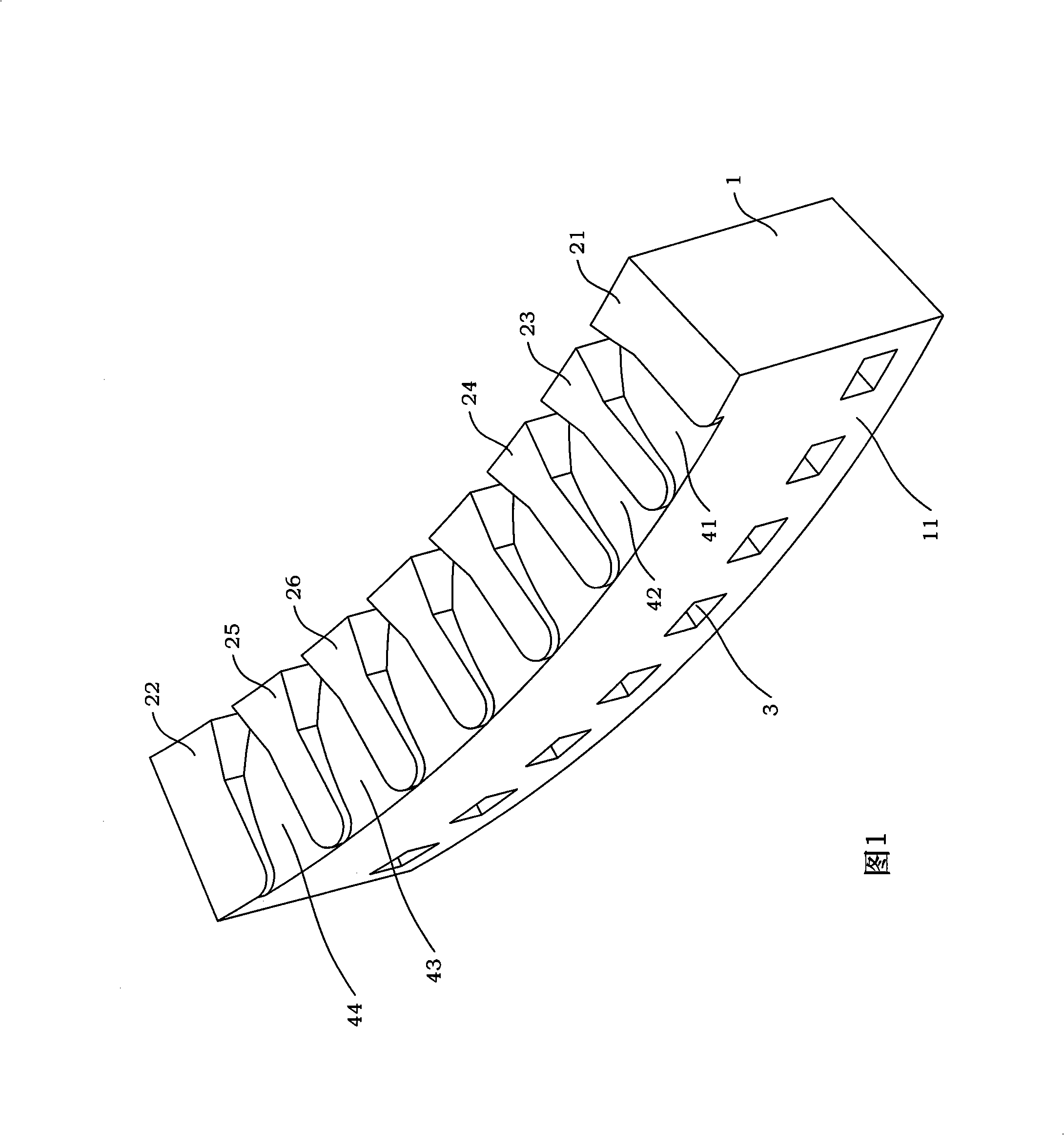 Demixing multi-ply non-collision high-efficiency energy dissipating construction for high arch dam body flood discharge of water gap district