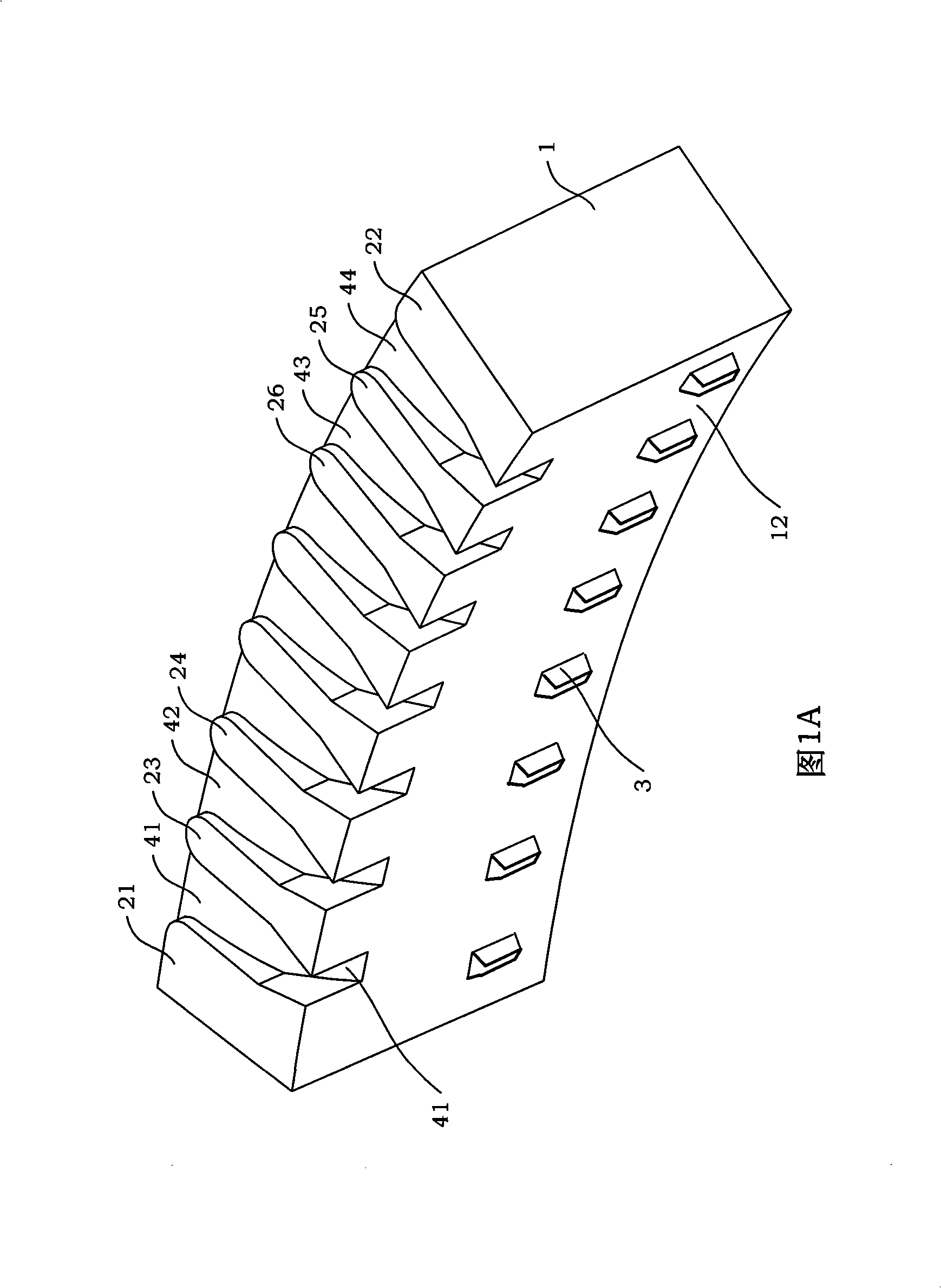 Demixing multi-ply non-collision high-efficiency energy dissipating construction for high arch dam body flood discharge of water gap district