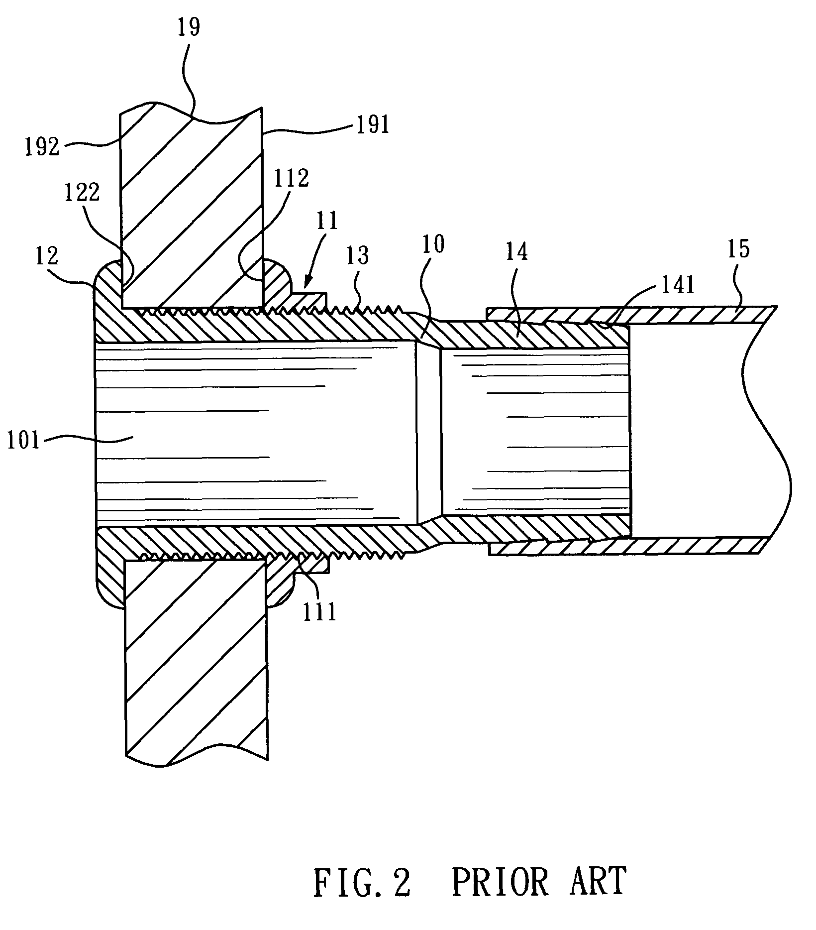 Scupper joint for ship