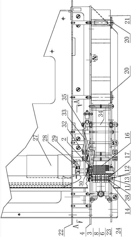 Tape transport mechanism of banknote sorting and automatic bundling machine