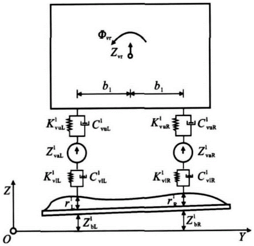 Highway random traffic flow wind-vehicle-bridge coupling computation method