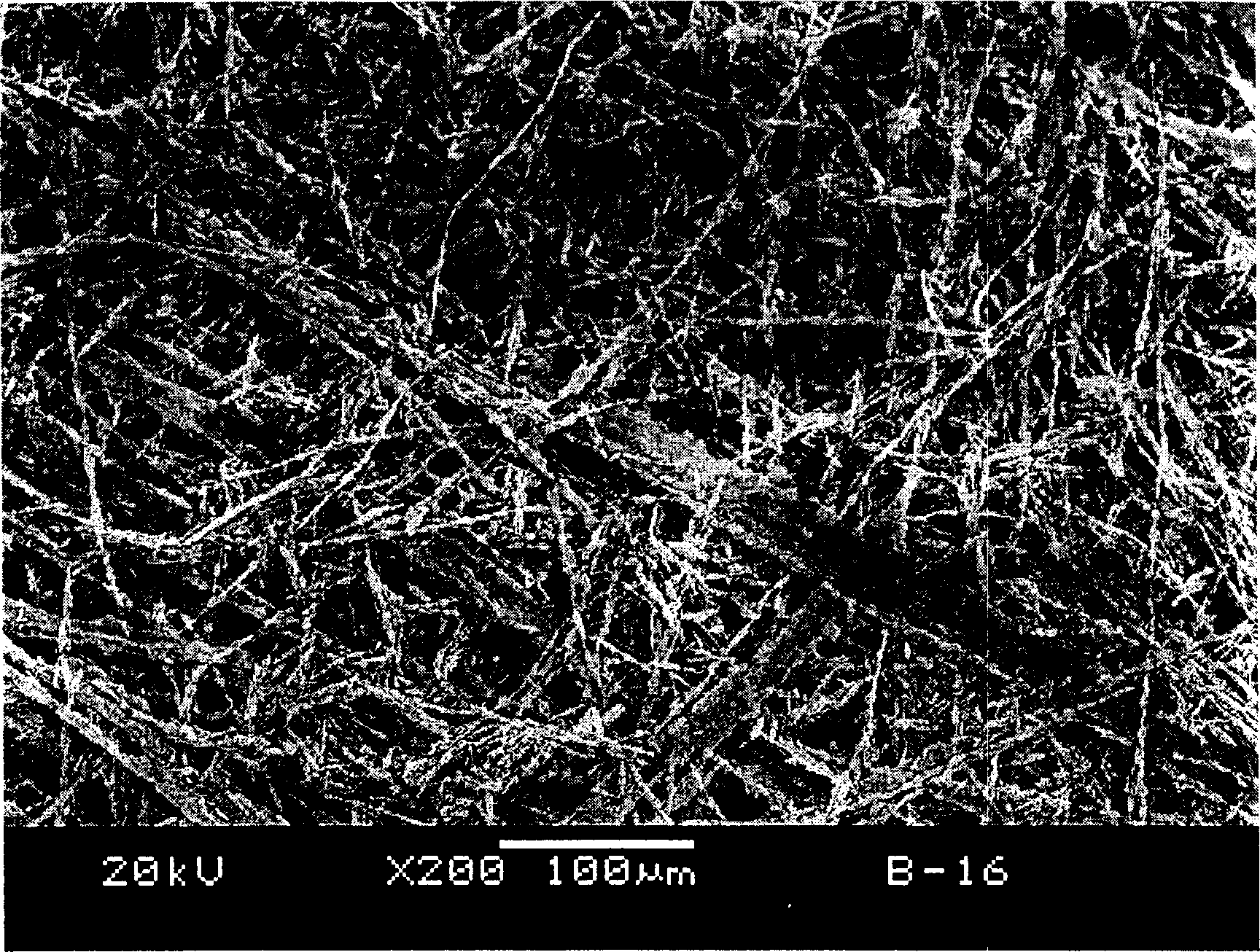 Method for preparing composite material capable of forming in situ conductive microfiber network