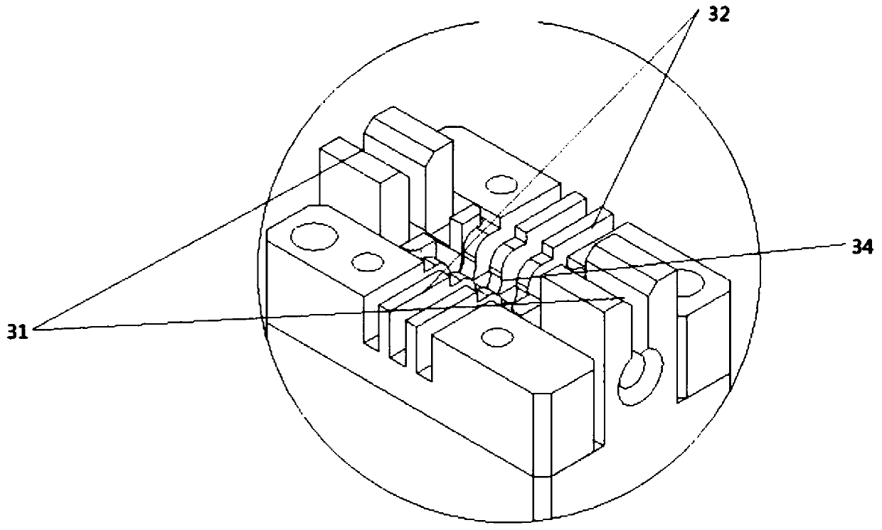 Installation structure for well water level measuring rope calibration label