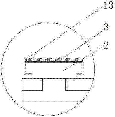 Colored-spun-yarn dyeing die convenient to clean