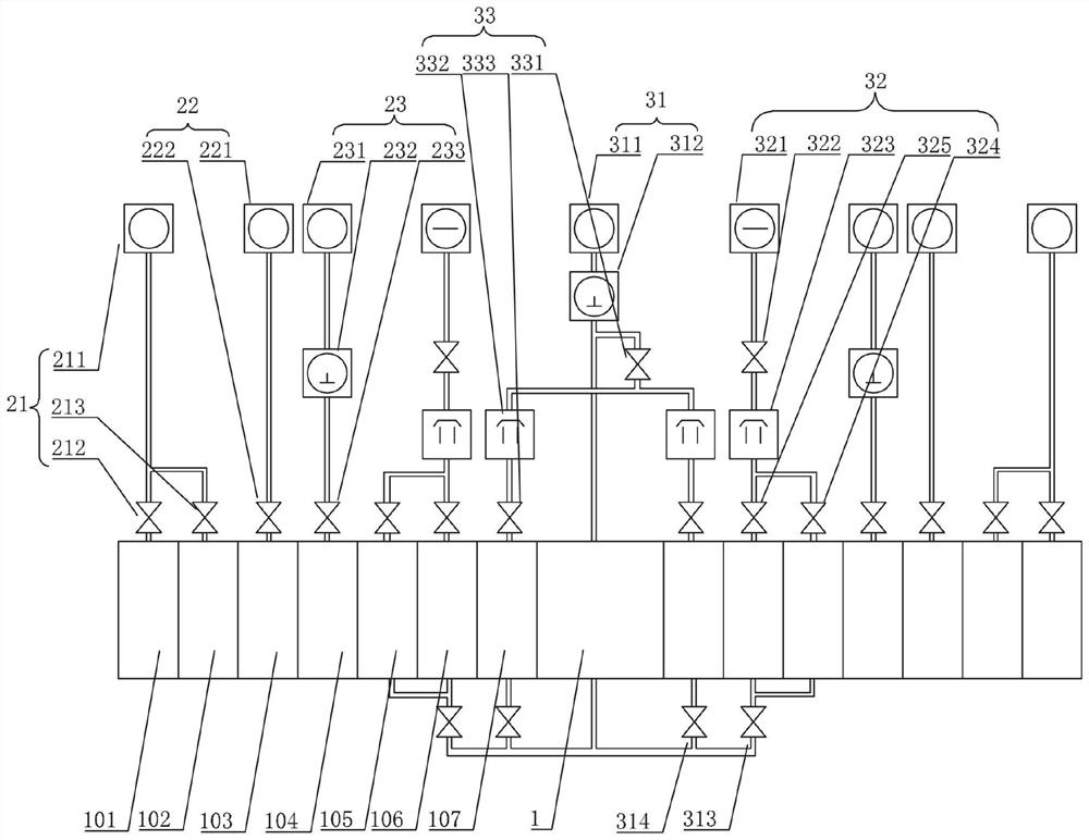 Vacuum-pumping control system and control method for roll-to-roll coating machine