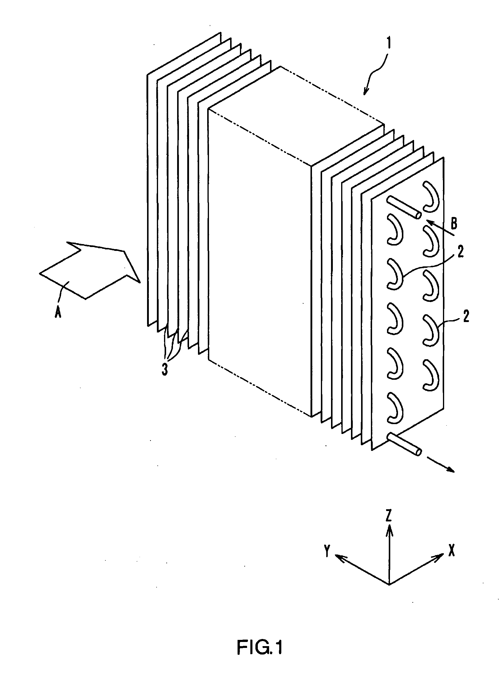 Fin-tube heat exchanger, fin for heat exchanger, and heat pump apparatus