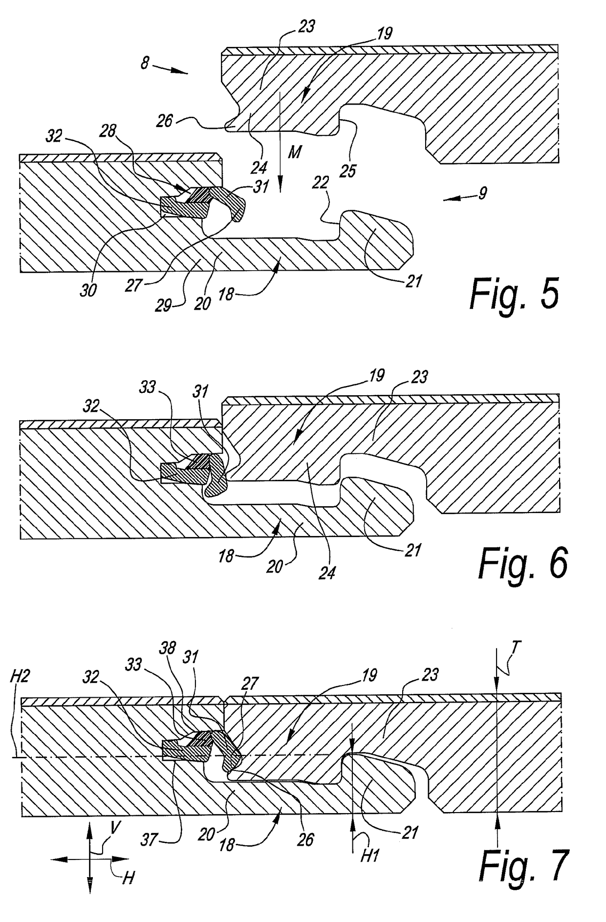 Floor panel for forming a floor covering, floor covering formed from such floor panels and method for manufacturing such floor panels