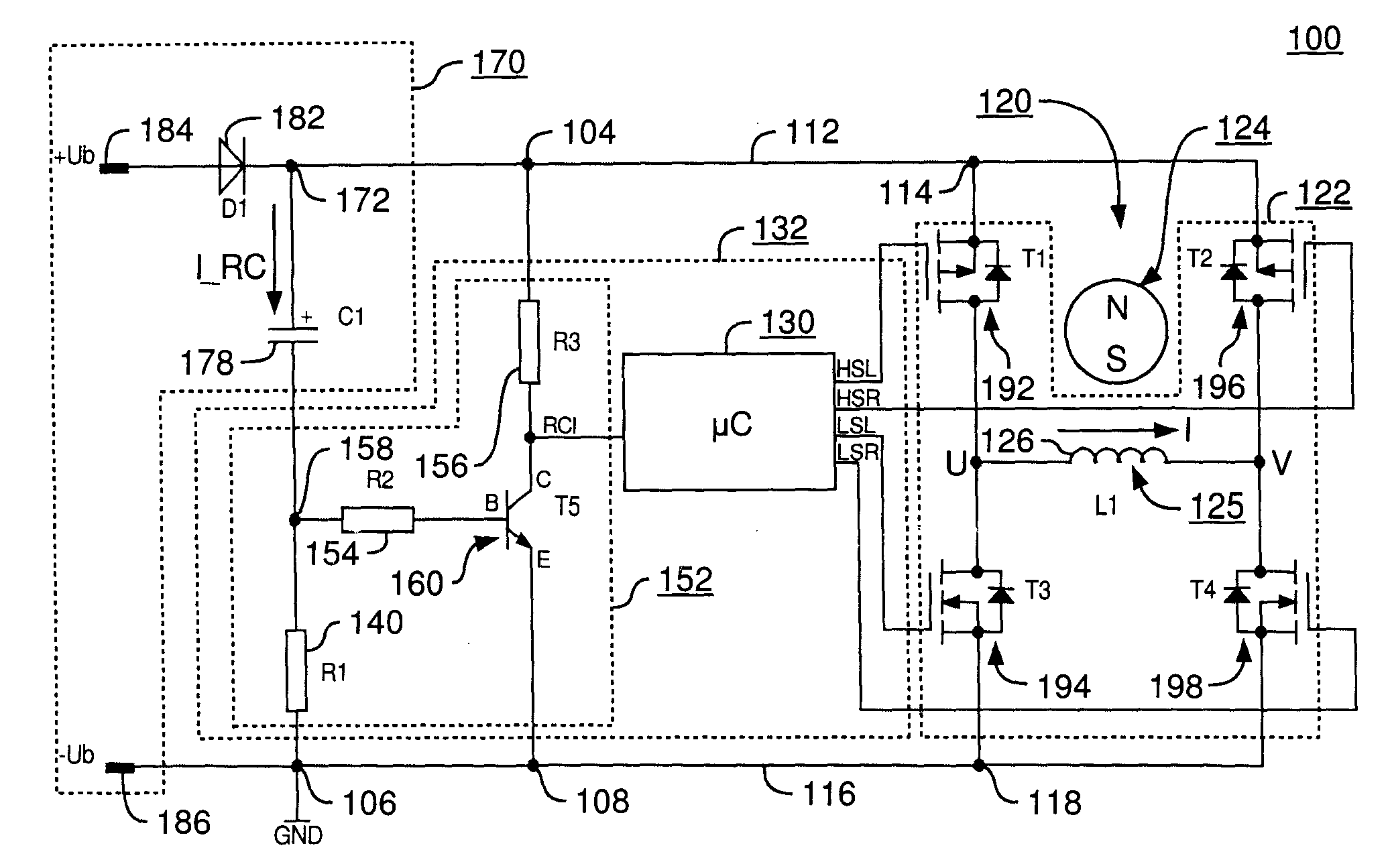 Method & arrangement for sensorless operation of an electronically commutated motor