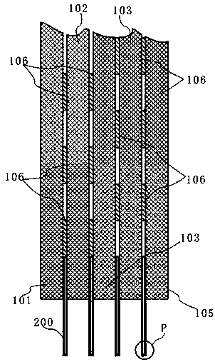 Leadless conductive target plate