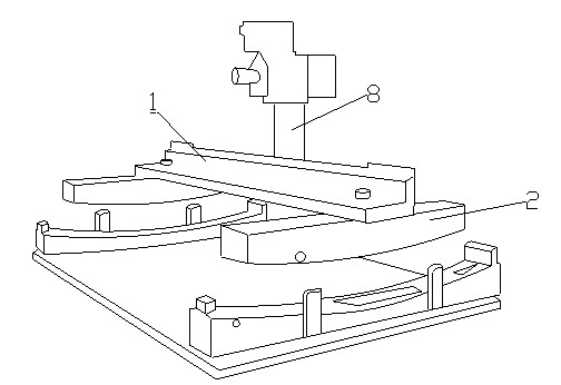 Leveling jig for LED (Light-Emitting Diode) display back plate