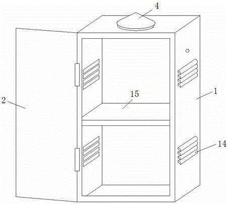 Safe outdoor electric power equipment cabinet with high efficiency