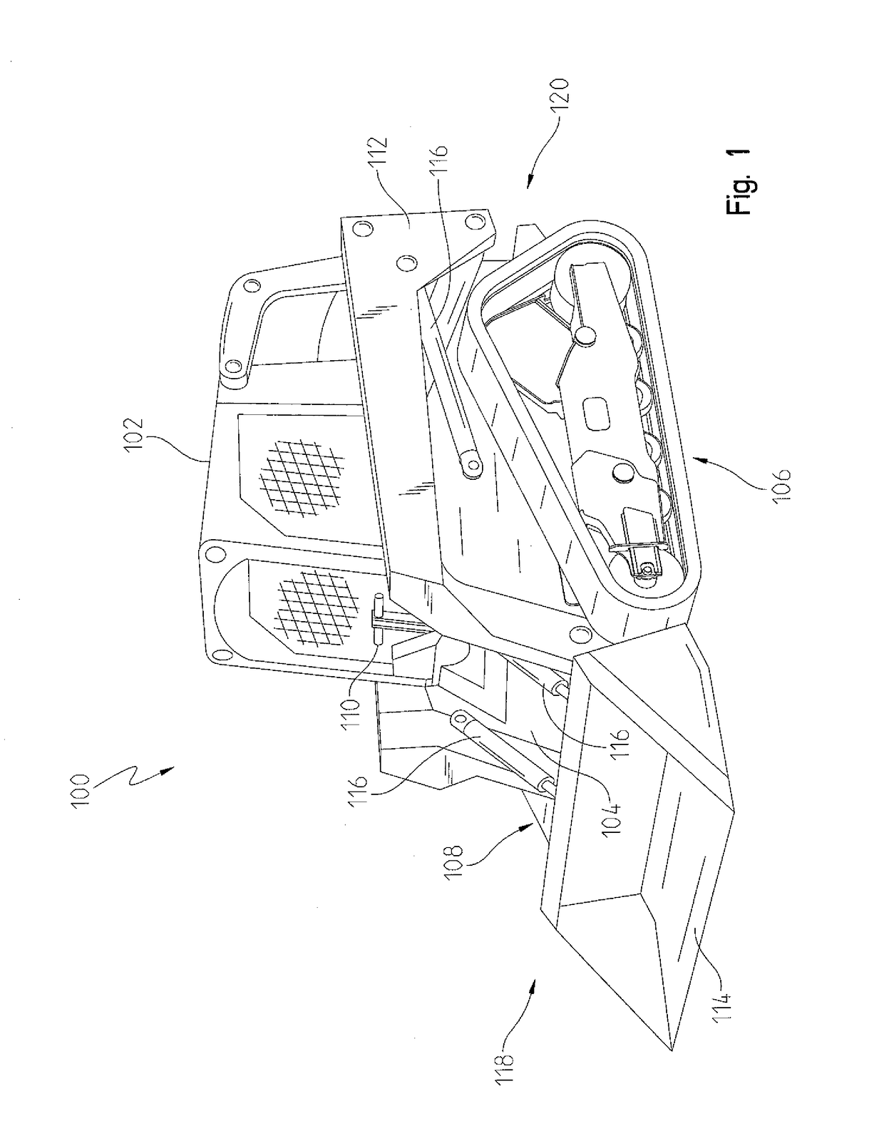 Compact track loader with lockable suspension system