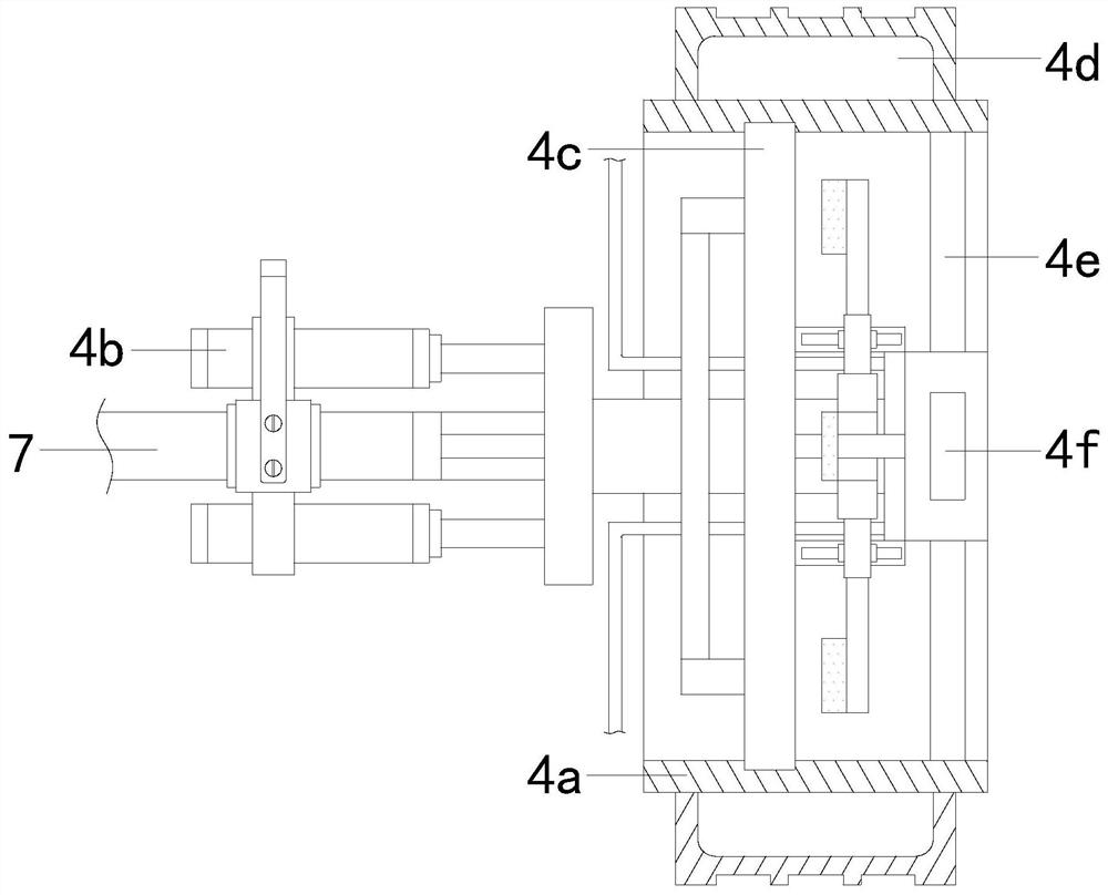 Electric vehicle rear wheel brake device