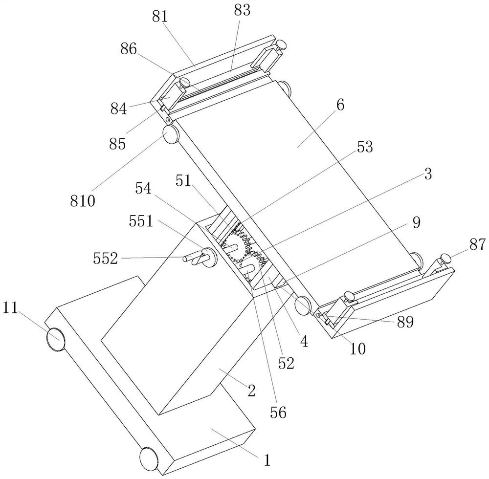 Manual demonstration device for civil building design