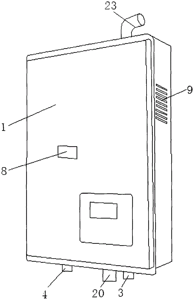 Gas-electric combined type water heater