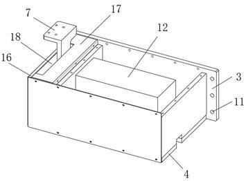 Material receiving mechanism of punch press