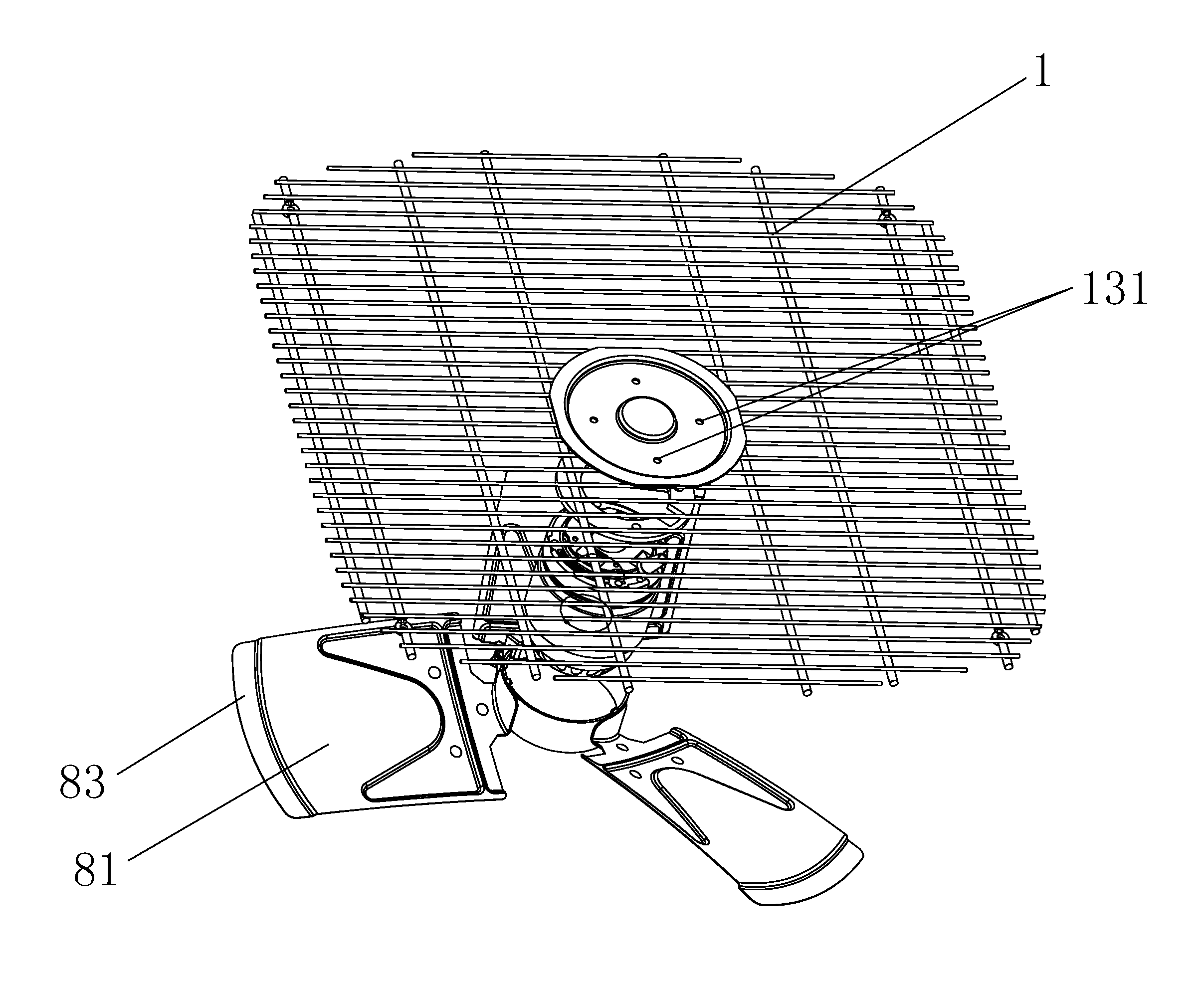 Heat exchange system using an external rotor motor