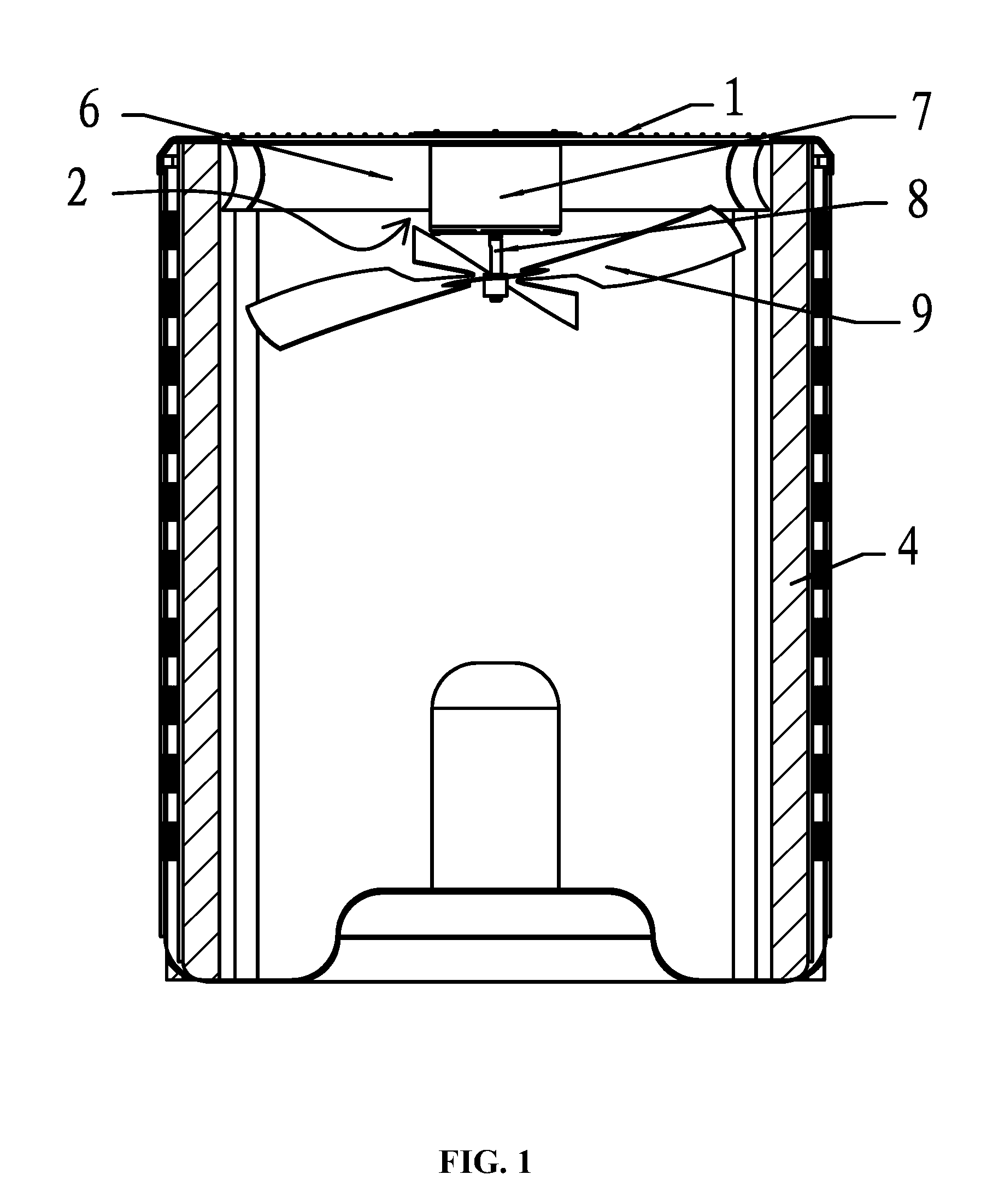 Heat exchange system using an external rotor motor