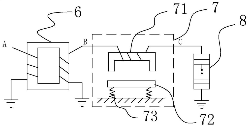 An overhead ground wire pilot lightning guide and combined electromagnetic energy dissipation device