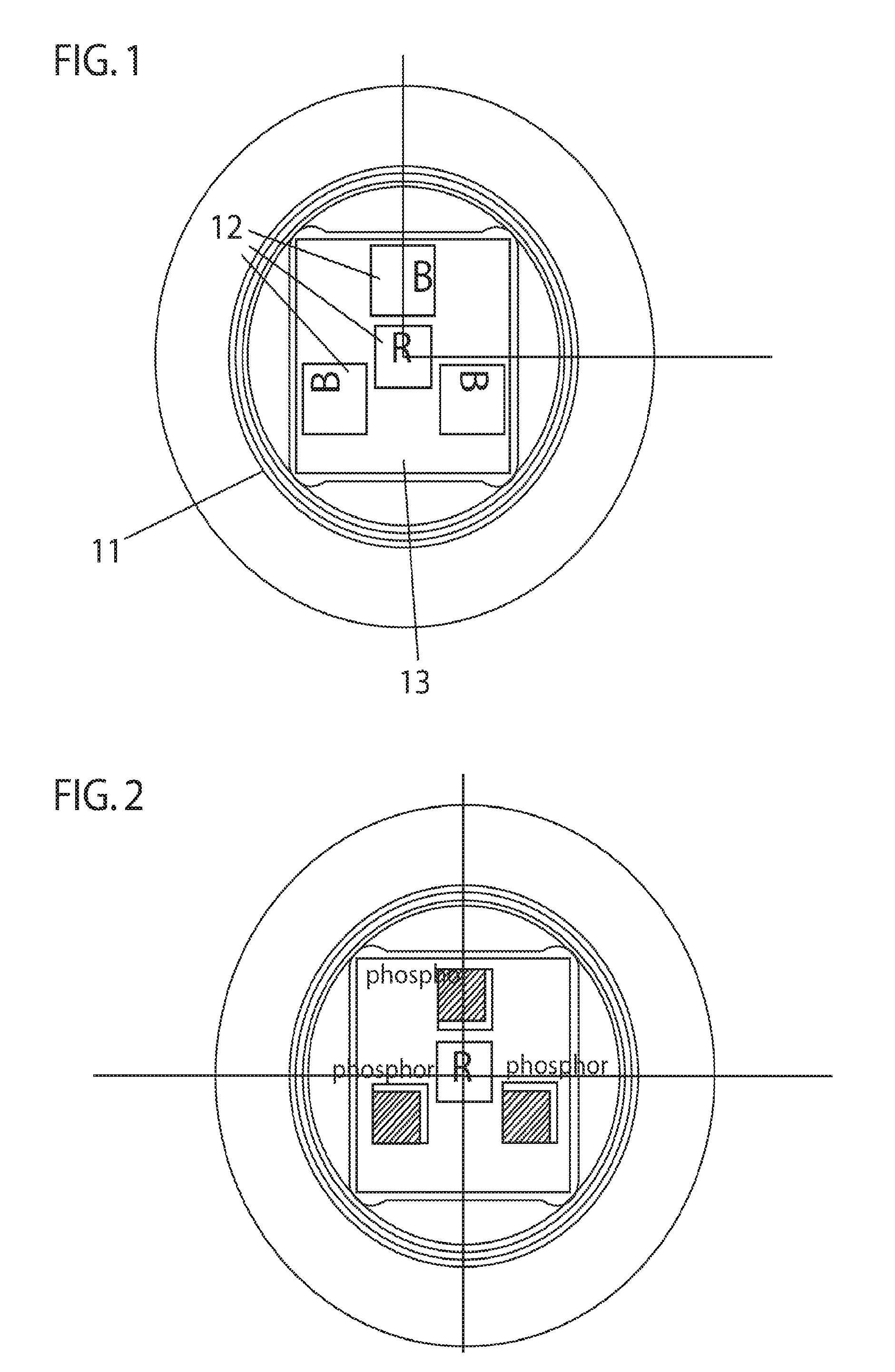 Warm white lighting device