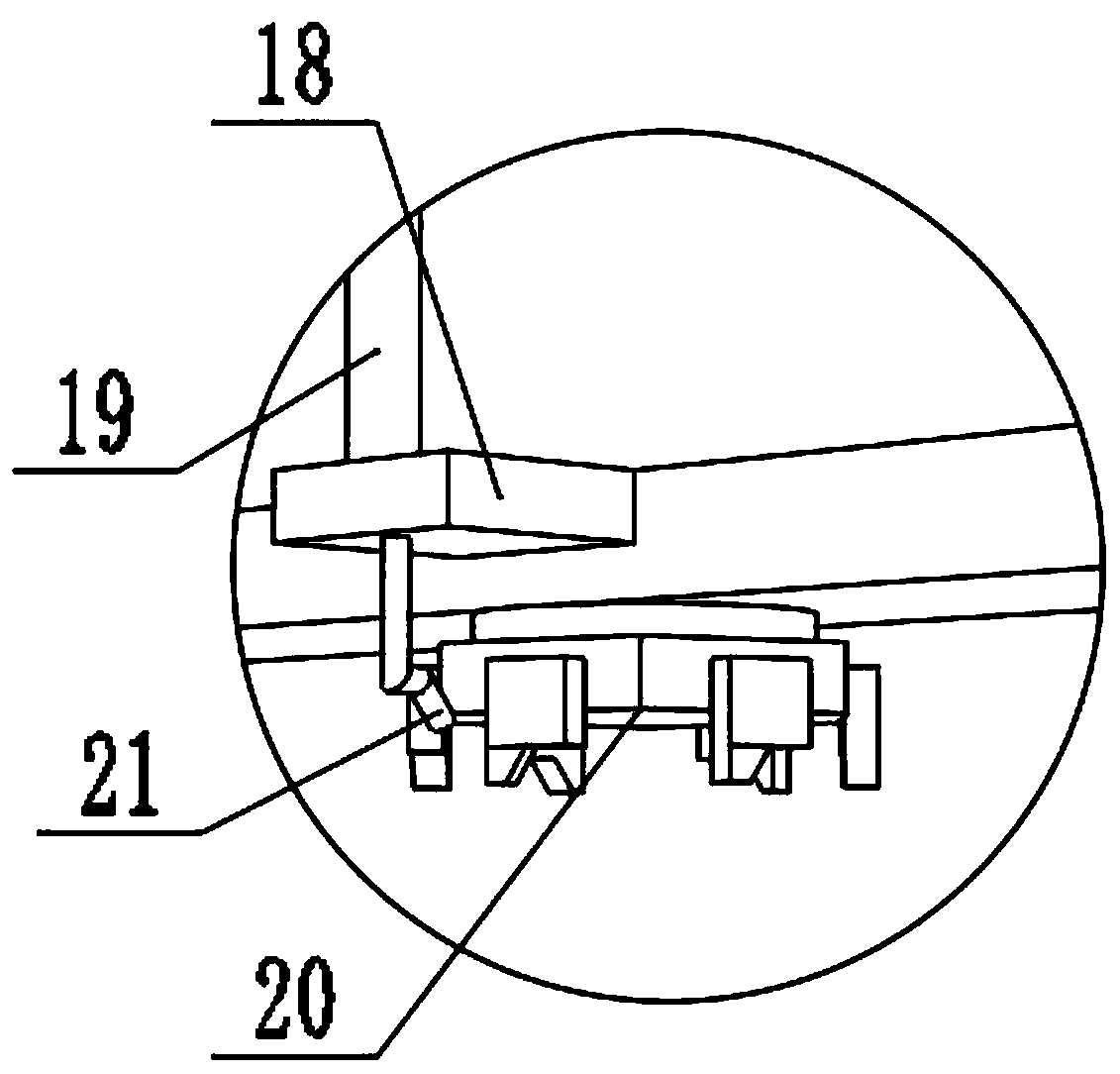 Surface rough grinding device for gear processing