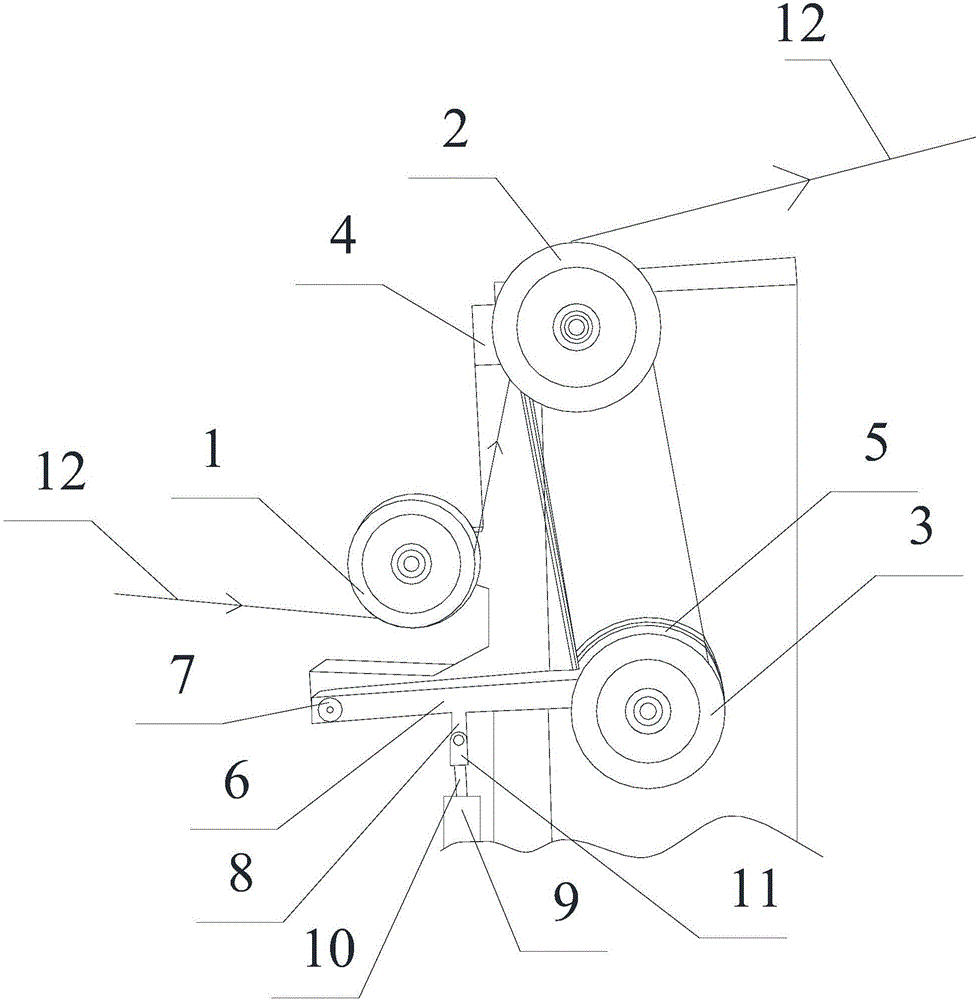 Auxiliary device of wire drawing machine