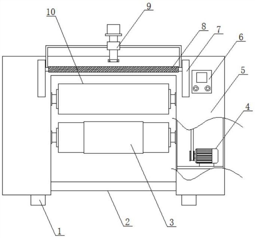 Printed matter die cutting device