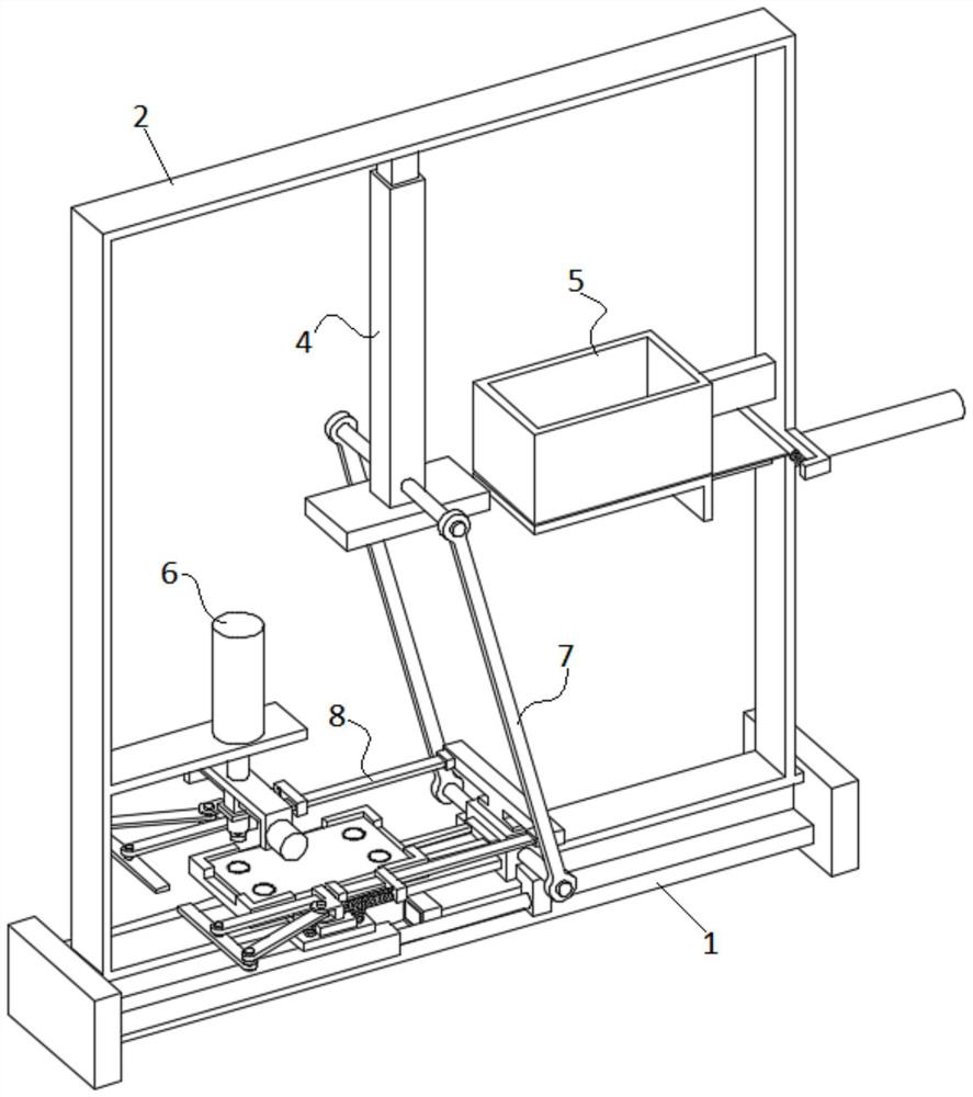 Mobile phone rear shell polishing and grinding device