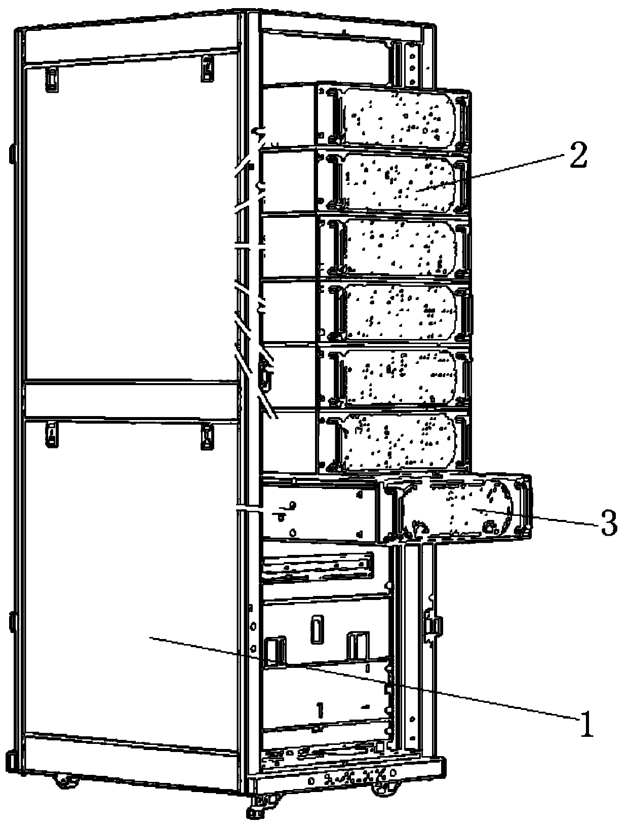 Modular solar off-grid and grid-connected inverse control all-in-one machine