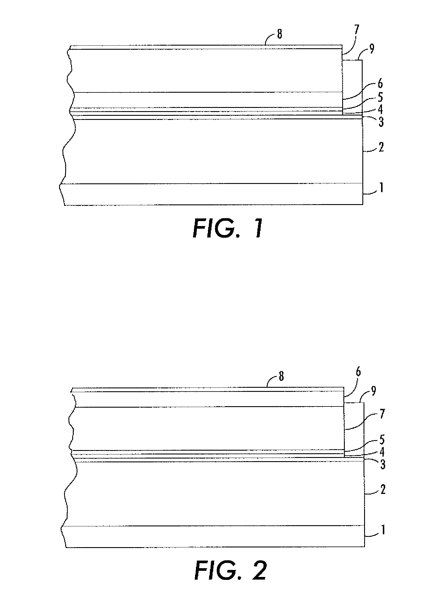 Structured organic films