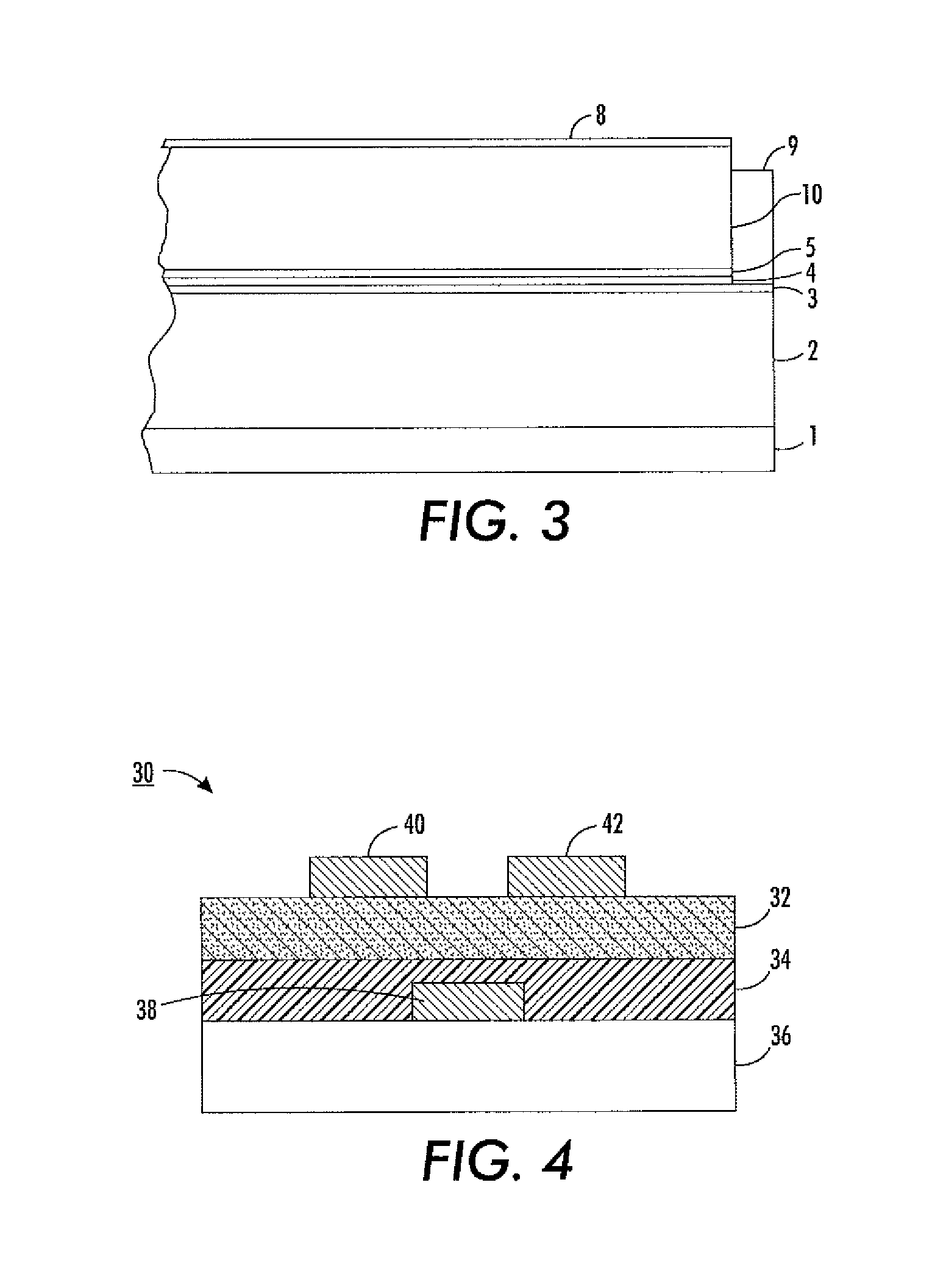 Structured organic films