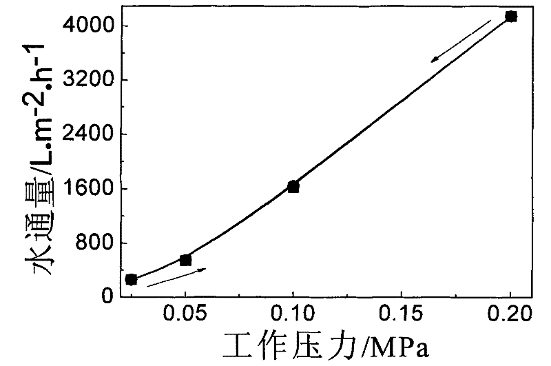 Hollow fiber film and method for producing the same