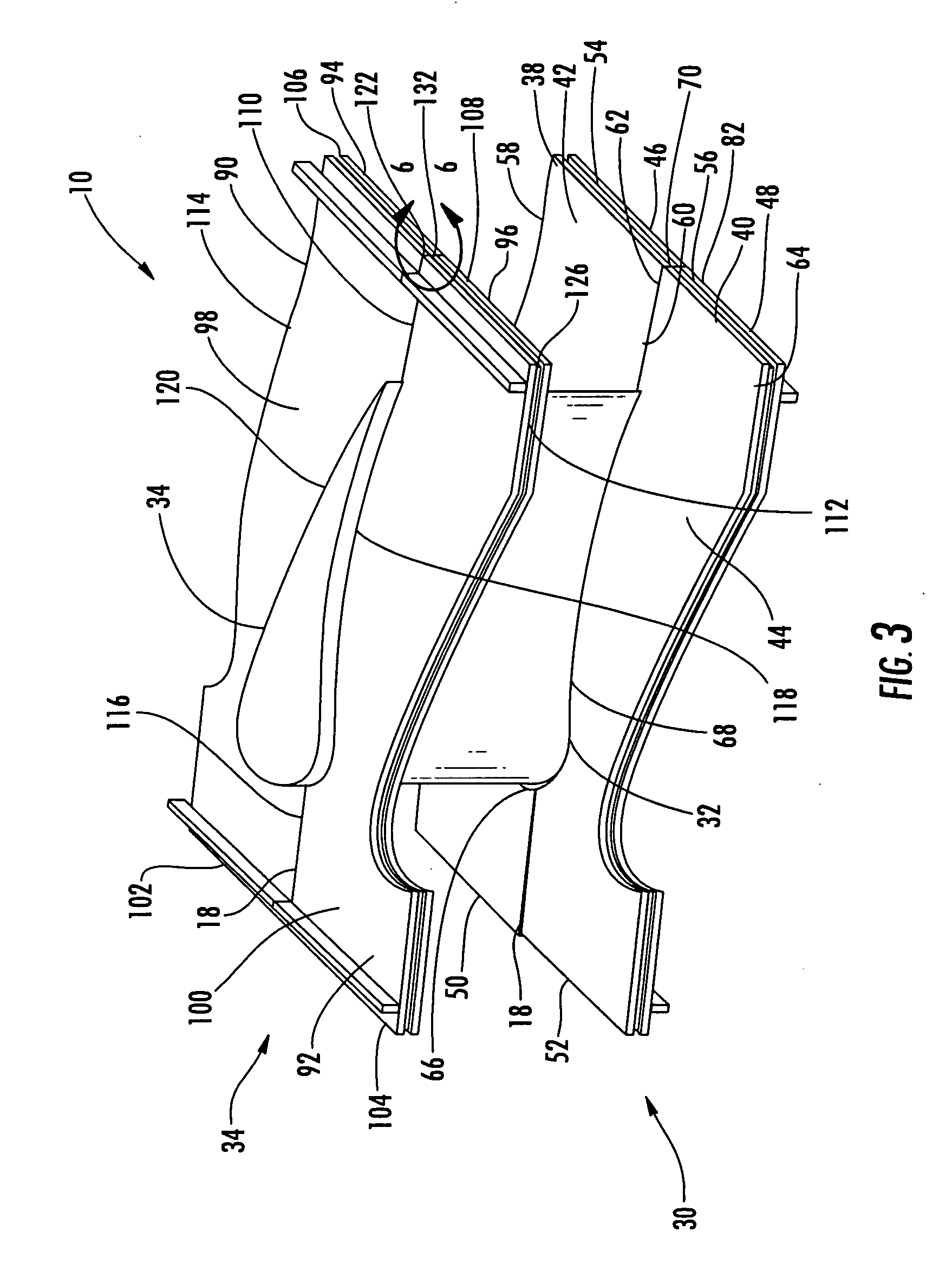 Turbine vane with divided turbine vane platform