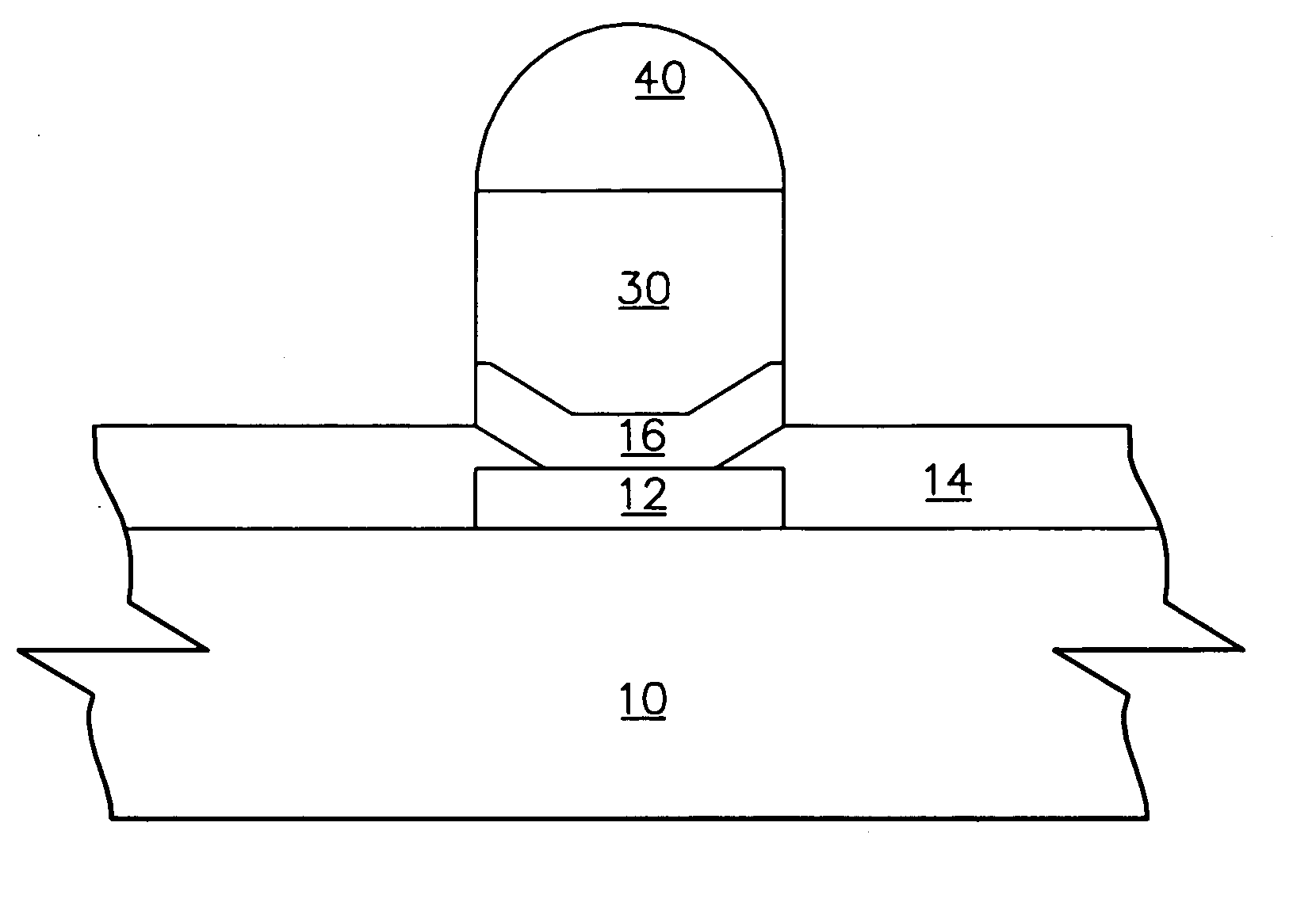 Method of forming a solder bump and the structure thereof