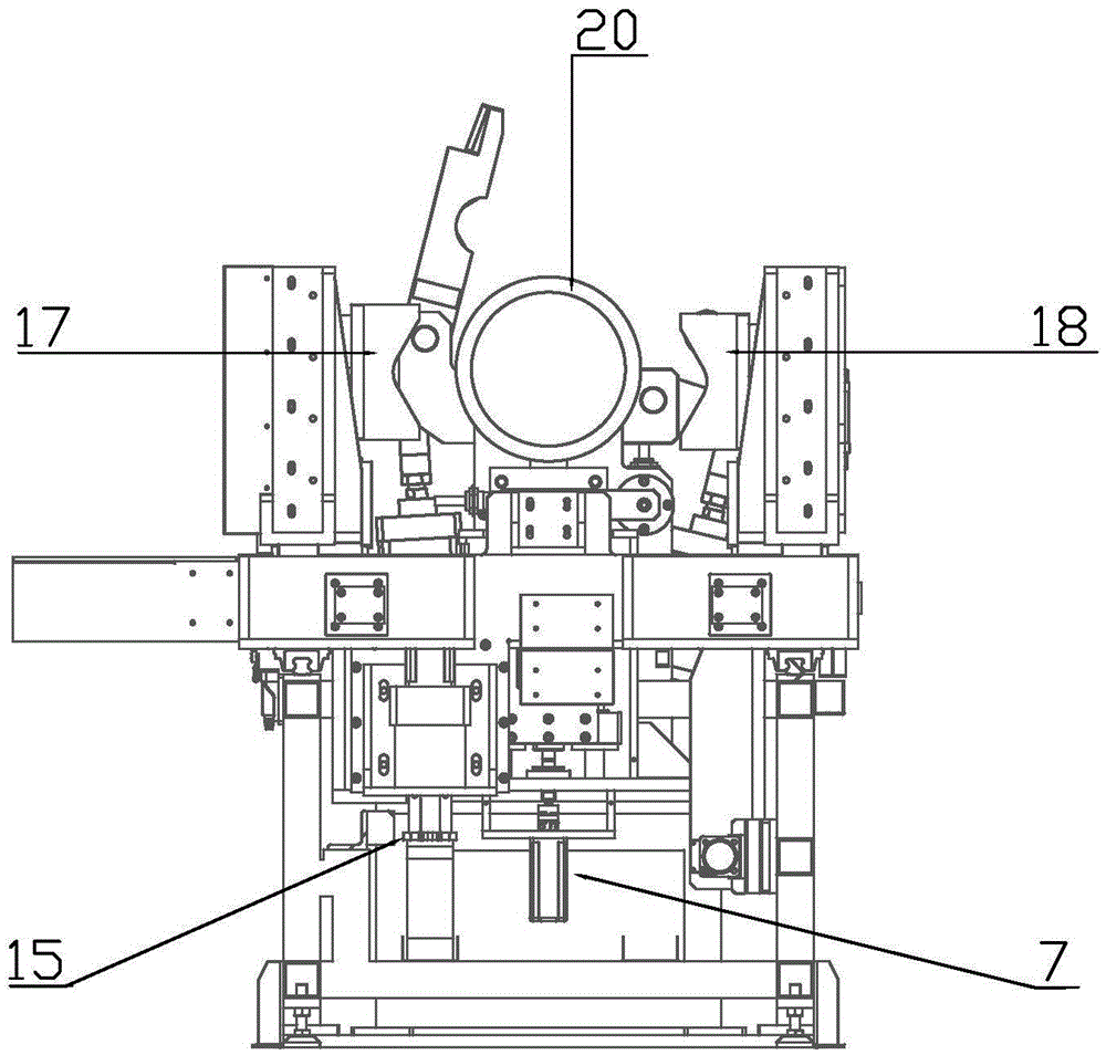 Winding demoulding machine of winding glass steel tube demoulding machine