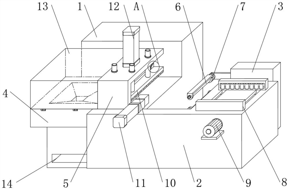 Online aluminum profile sawing system for intelligent industrial workshop