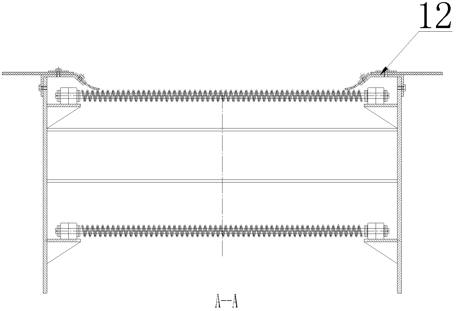 Rotary network chain type grid cleaner