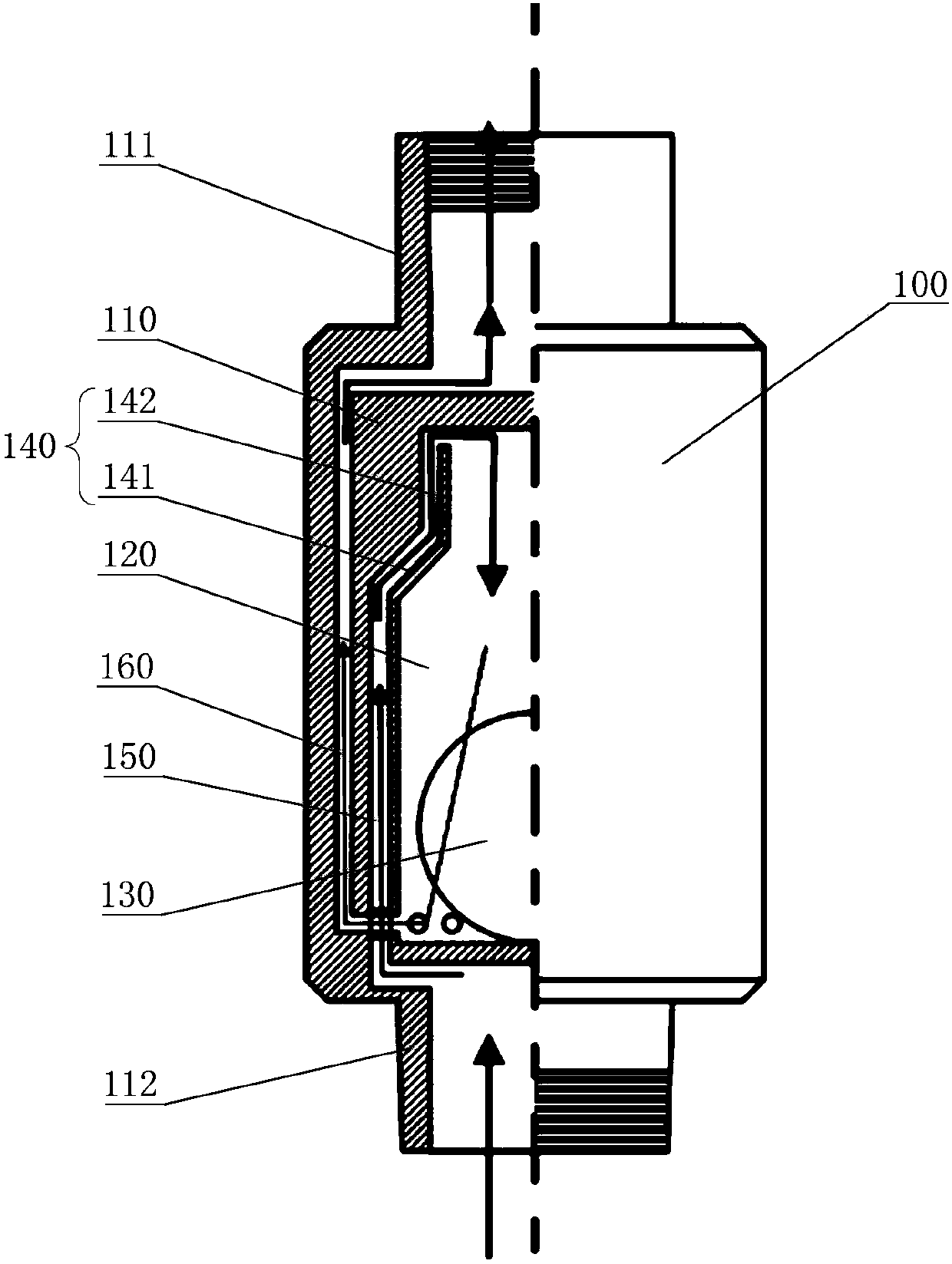 Well backwashing valve and oil extraction tube column