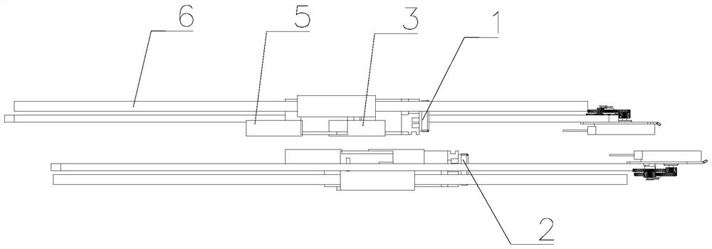 Double-sided scanning device and double-sided scanner with mutual scanning backgrounds